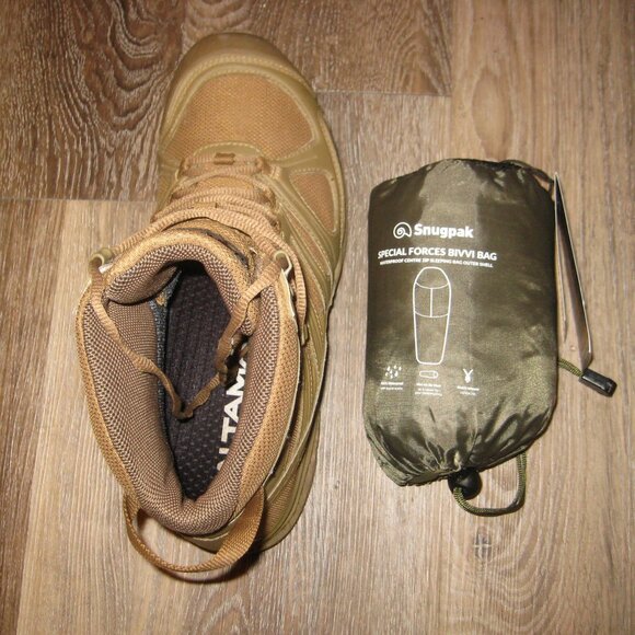 Snugpak Special Forces Bivy Bag Center Zip Waterproof UK Made Coyote - Picture 2 of 3